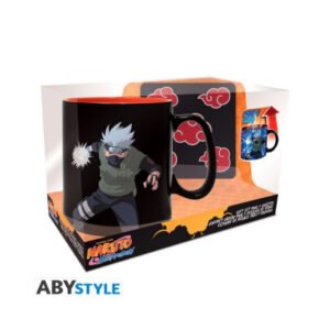 Set de Regalo Magic Mug 460ml + Posavasos Akatsuki - Naruto Shippuden