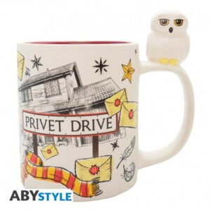 Taza Hedwig & Privet Drive Asa 3D 460ml - Harry Potter